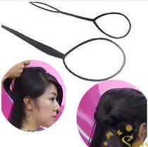 Pattern pull hair piercing needle disc hair device 2-piece jewelry artifact Japanese and Korean hair braiding hair auxiliary tools