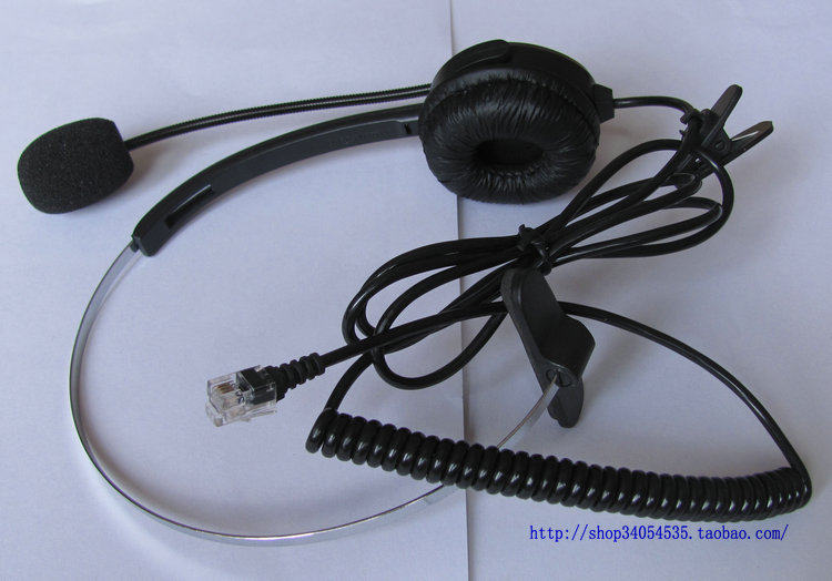Headphones for telephones Telephone headsets Traffic headsets Call center headsets High-definition anti-noise headsets
