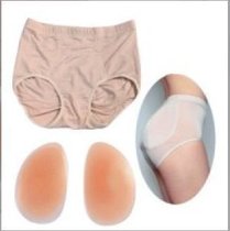 Special beauty body plastic pants invisible silicone hip pad middle and high waist underwear womens skin color hip pants cushion