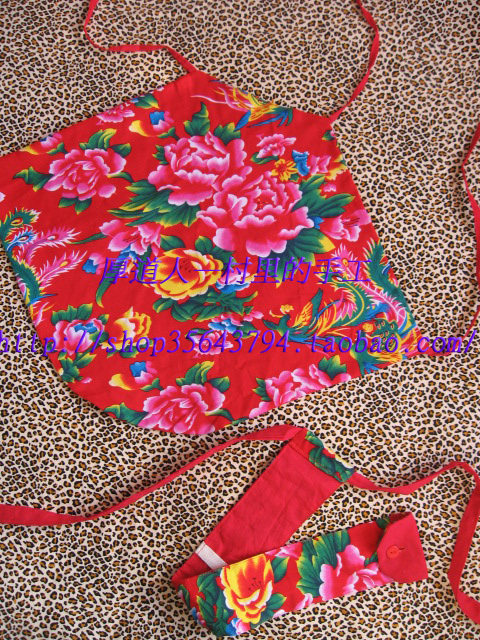 Artisanal Peony Phoenix Northeast Old-fashioned Pure Cotton Cloth Adult Belted Pants Menses Menstrual Strap Sanitary With Sexy Underwear