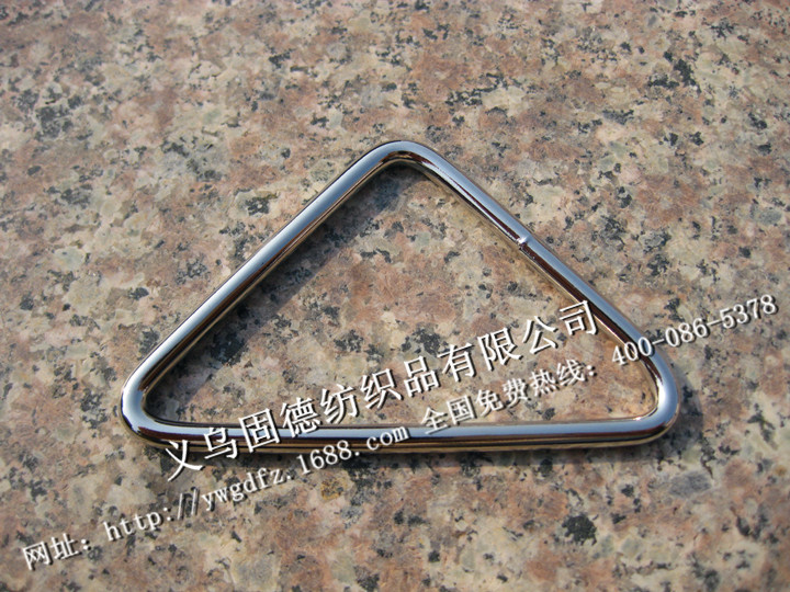 Internal diameter 25mm 38mm 50mm triangular buckle wrap with metal switching buckle adjustment of super-connected buckle luggage clothing accessories
