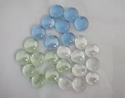 Stained glass flat beads fish tank aquarium glass stone Mediterranean style landscaping decoration colored stone hot sale 80