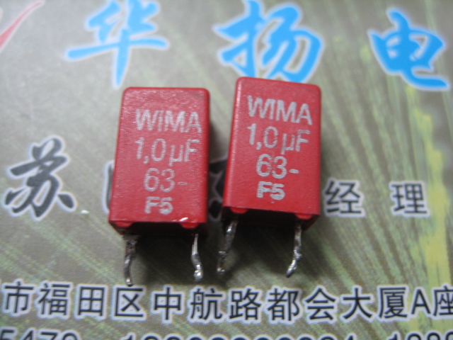 Disassembly parts WIMA 1uf 63V 5mm spacing