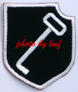 Key German embroidered army fans Velcro armbands custom clothing stickers chest strip cap badge back stickers etc.