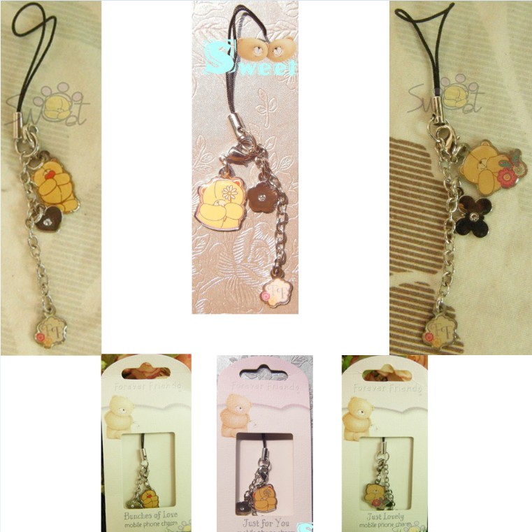 Special cabinet genuine Forever Friends Homan Bear fashion phone hanging chain 11SFF2002 ~ 20032006-Taobao