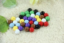 Handmade with horse unwoven cloth Art DIY materials Candy Beads Acrylic Plastic Beads Bright Face 12mm