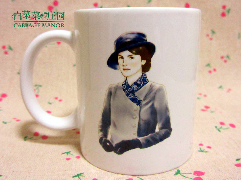 Downton Abbey Downton Estate Lady Mary Grand Malady Meritocracy Pure White Mark Cup
