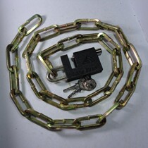 Chain lock-iron chain lock (about 4mm in diameter and about 98cm in length)