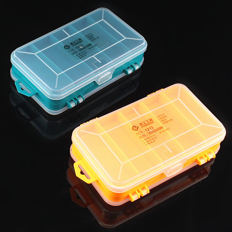 Peng Gong double switch multi-purpose component box fall-resistant parts box storage box jewelry box collection 1213