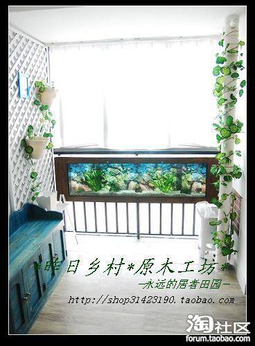 (yesterday's countryside) The home An in the Mediterranean blue changing stool countryside retro Mediterranean furniture