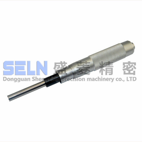 行程50mm微分头MT50-1千分尺测微头不带螺母平头螺旋测量工具