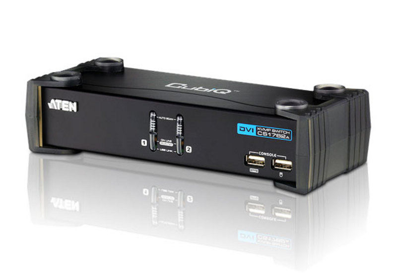 New Athen Hongzheng CS1762A KVM multi-computer switcher 2 Port USB desktop DVI interface