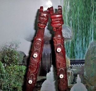 Beijing Yunshan Music Factory Refined Upscale Purple Sandalwood Dragon Dihu