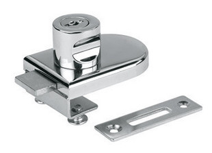 Glass display case door lock counter lock 408 glass door lock glass single door single unlock