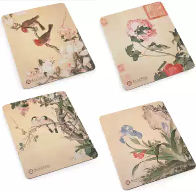 Taiwan Tourism Taipei Palace Museum Wen Creative Commemorative Gifts Lang Shining Xianyu Changchun Mouse Mat