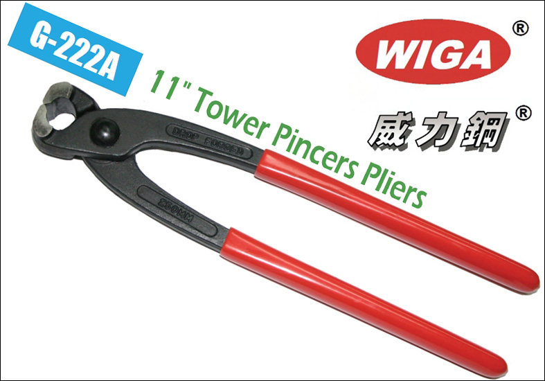 Taiwan Power Steel WIGA European-style powerful tiger head pliers top wire pliers Import tiger head pliers tightener tools