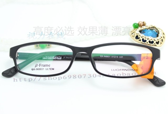 Korea Import ULTEM Myopia Plastic Steel Tungsten Titanium No Carbon Environmental Aviation Super Light Non-Deformation Spectacle Frame Adjustable