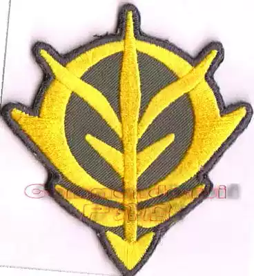Mobile Soldier GUNDAM (GUNDAM) Gene (zeon zeon) badge double-sided Velcro