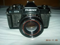 Phoenix DC303 single counter camera with 50mmf1 7MC multilayer coated lens (PK bayonet)