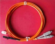 Telecom-grade MTRJ-SC multimode dual-core 3 m fiber optic jumper