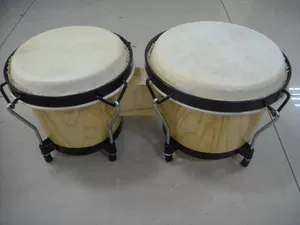 海浪乐器 Oak Bangge Drum Bongo Bange Drum Pavilion Инструмент африканский барабан африканский ручная стрельба барабана популярность