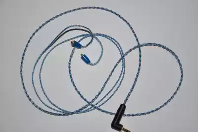 6N single crystal copper headphone upgrade cable two-color red and blue cable SE535 UE900 perfect match