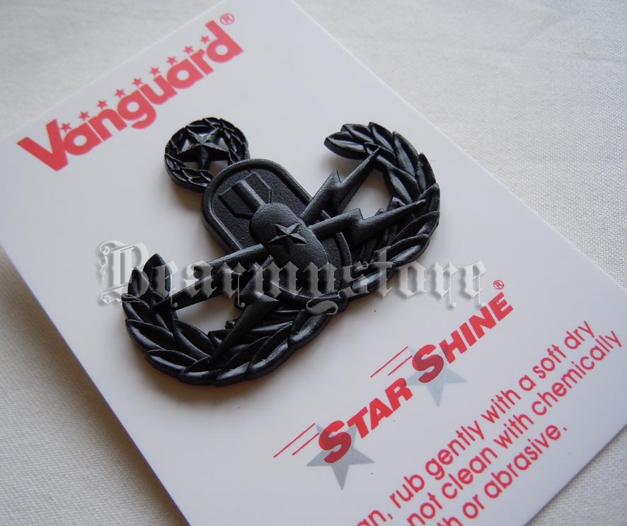 U.S. Navy EOD Advanced Certificate Badge Bomb Disposal Expert Dark Professional Skill Level Identification Badge