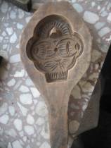 Wooden carving rubber East wood cake die sushi die mold luxury lamps map