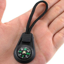  Pocket sling compass First aid kit accessories Zipper head type compass is easy to carry