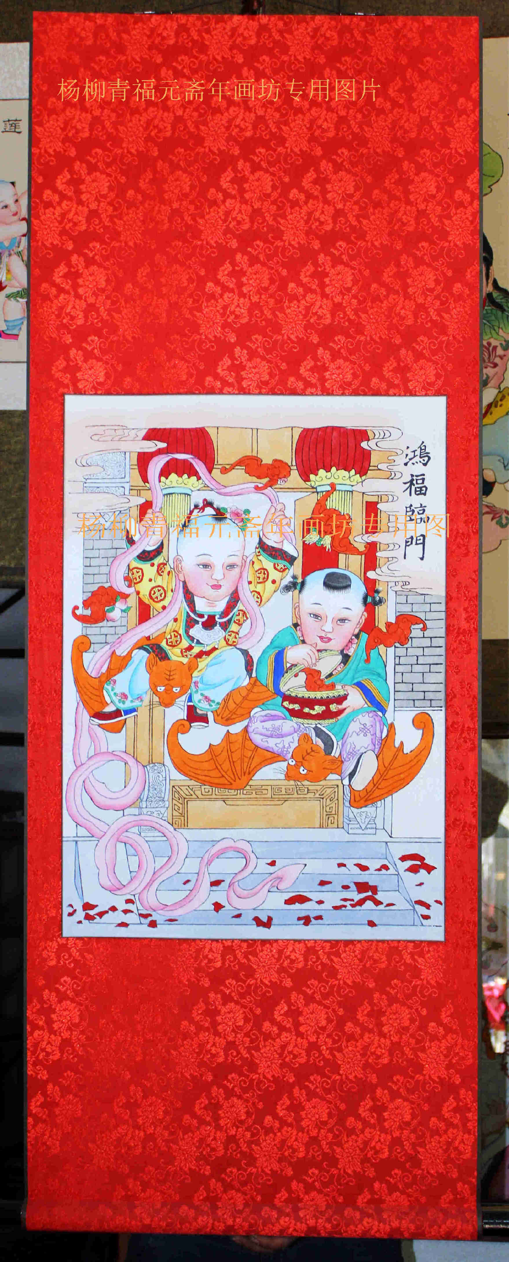 ※Authentic hand-painted painting ※Yangliuqingqing painting 