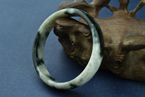 Nanyang Solo Mountain Jade Flat Wide Strip Bracelet South Yang Jade Bracelet Special Price Paid Byn Super Value Unique Mountain Jade Flat Wide bracelet