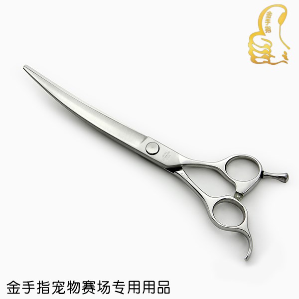 Beauty Den Professional Pet Beauty Scissors Japan Pure Hand Alloy Steel 7 Inch Bend M380