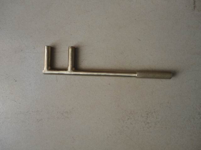 Copper F Wrench -f Type Wrench 350mm-Explosion Proof Two-Claw Valve Wrench-Copper Valve Hook Special Direct Selling