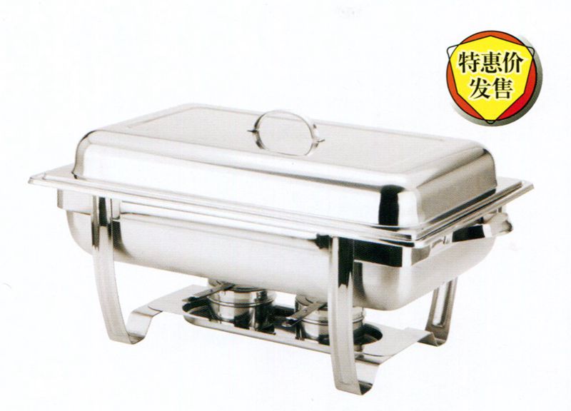 X25188 Stainless steel rectangular all-steel economy buffet stove