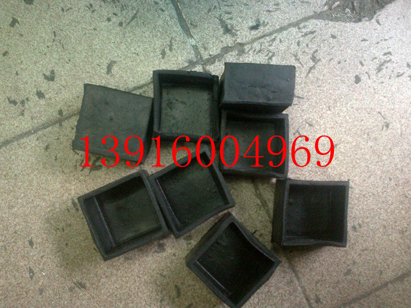 Wholesale square round rubber foot cover 25x38