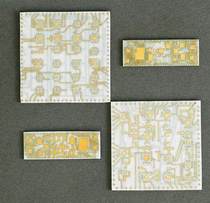 Ceramic base circuit board PCB alumina gold plated ceramic circuit board PCB copper thickness 0 1-0 4MM ceramic base