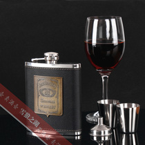 Wine bottle set 7 oz 304 stainless steel wine bottle portable bar gift