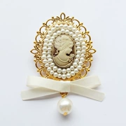 Badge 饰 Badge Huy hiệu Retro Baroque Cung điện Anh Trâm gốc Trang sức Handmade Handmade Mũ lưỡi trai