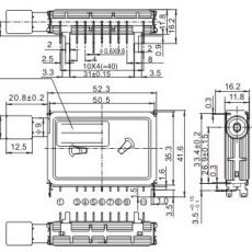 Quality warranty 90 days TNF931E-BFDR1 LCD TV High frequency head horizontal 5 2 1
