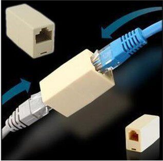 RJ45 Crystal Head Pair Connector Network Straight Head Extension Network Route Connector Network Route Connector Pair Connector