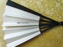 6 Inch Bamboo Festival Rice Paper Fan 