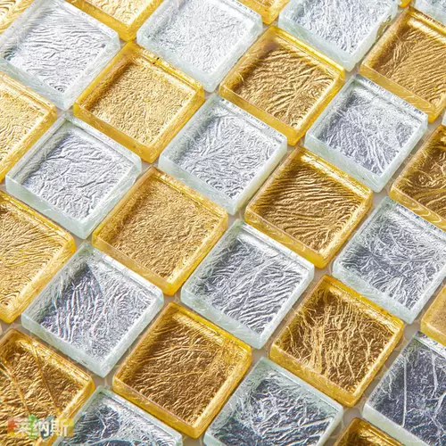 [Lenas Mosaic] Золотая фольга стеклянная мастера Massek