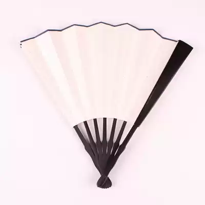 One-foot ebony folding fan 10-inch male fan mahogany literati elegant fan authentic Suzhou craft play Fan