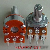 Domestically produced high-quality duplex abrasion resistance potentiometer B100K B50K