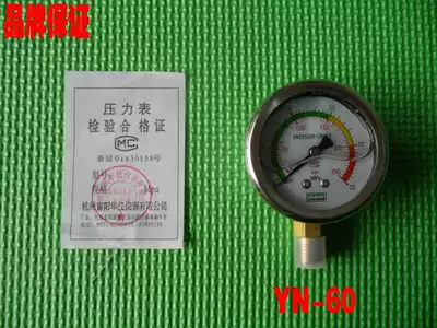 Fuyang Huayi YN-60 oil pressure gauge hydraulic gauge seismic pressure gauge seismic pressure gauge 0 6-60MPA