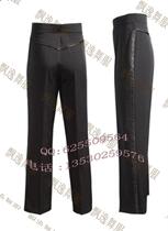(Float dance suit) New male Latin dance pants men practice pants for mens race dance pants NK1