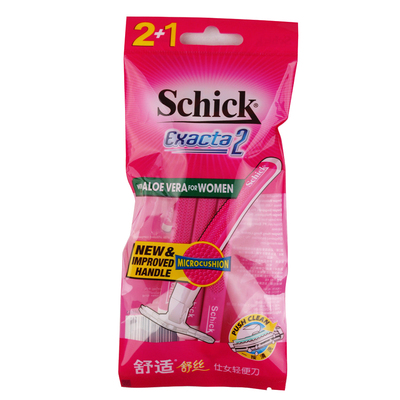 Комфортный Schick Sacta2 Ladies Light Light Shaver Swaver Raice и увлажняющий влагу мисс г -жа мисс г -жа мисс