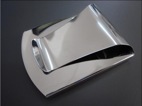 New version TV Money clip Thermal pin European and American TV hot pin double-sided metal Money clip ticket clip with beer open stainless steel