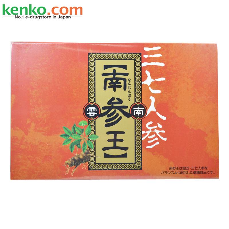 【日本直邮】三七人参南参王5粒*60袋30日每粒含灵芝精华30mg保健