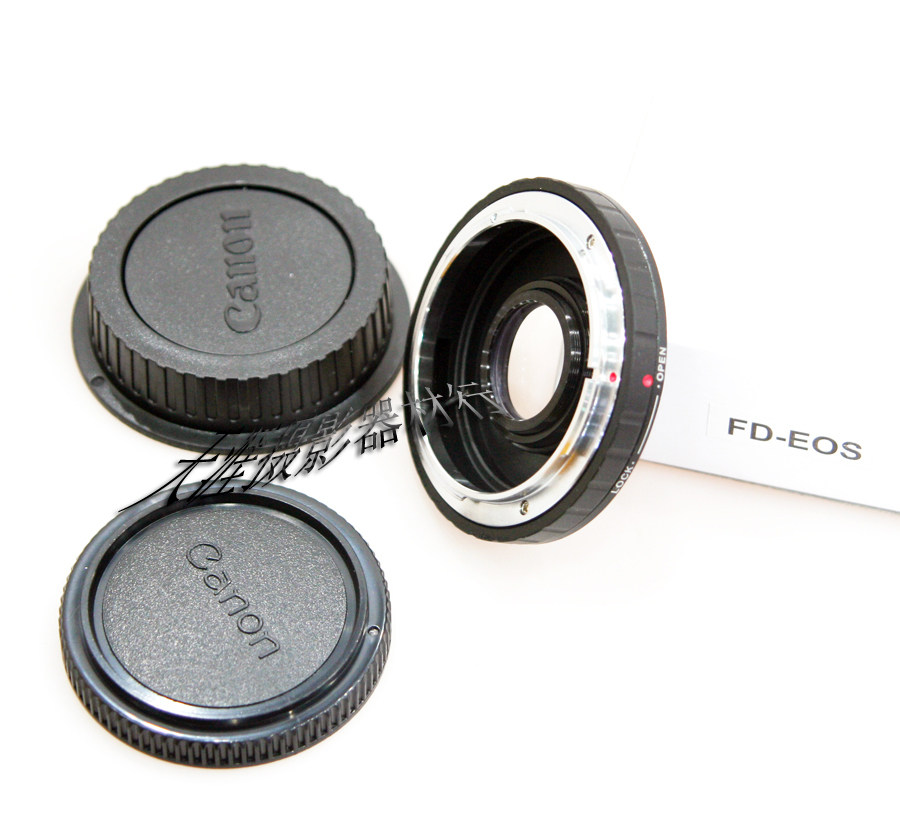 The old Canon hand FD oral lenses turn Canon EOS EF mouth fuselage to pick up ring F D → E O S pick up ring